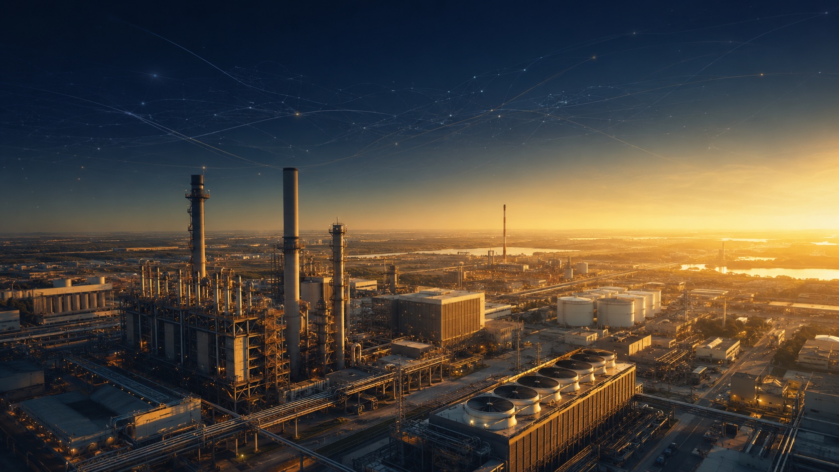 Industrial operating environment with AI workflow signals